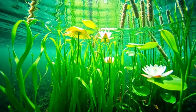 aquatic biome plants
