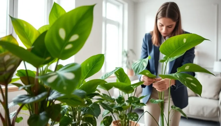 powdery mildew white spots on indoor plants
